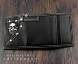 Casual Skull Wallet with Jeans Chain for Men Boys