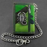 Covans Camouflage Wallet with Anti-Theft Chain