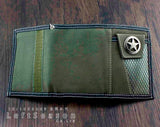 Trifold Star Wallet Coins Purse With Chain Gift
