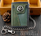 Trifold Star Wallet Coins Purse With Chain Gift