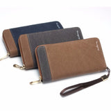 Men's Canvas Zipper Wallet Men Clutch Hand Bag N463