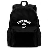 Men's Captain Anchor Nautical Sailor Backpack