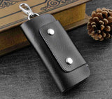 Men's Leather Wallet Key Rings Holder Chain Wallet Case