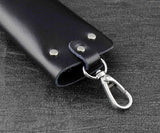 Men's Leather Wallet Key Rings Holder Chain Wallet Case