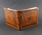 Mens 100 Dollars Bill Money Wallets Purse Unique