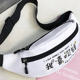 Leather Waist Pack Sport Single Shoulder Bag