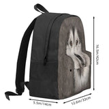 Alaskan Malamute Face Backpacks Men Women Anime Child Bag