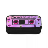 Mermaid Disco Pen Box Student School Anime Zipper Pen Bag