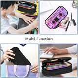 Mermaid Disco Pen Box Student School Anime Zipper Pen Bag