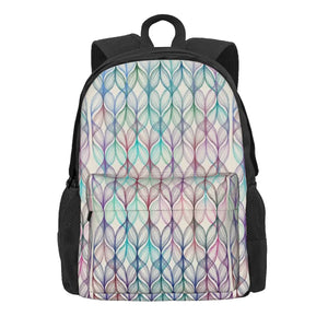 Colored Mermaid's Braids Recycled Man Backpack