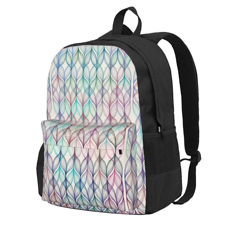 Colored Mermaid's Braids Recycled Man Backpack
