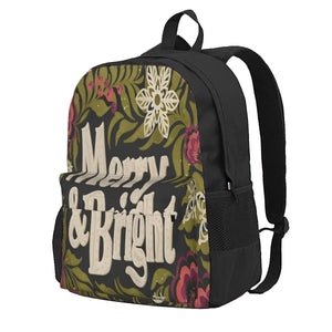 Merry And Bright Backpacks Men's & Women's School Bag