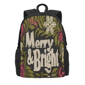 Merry And Bright Backpacks Men's & Women's School Bag
