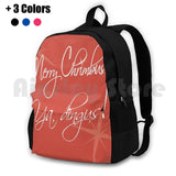 Outdoor Hiking Backpack Riding Climbing Sports Bag Christmas Designs