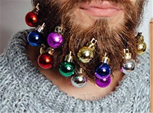 Colorful Christmas Clip Ball Xmas Beard Pendant