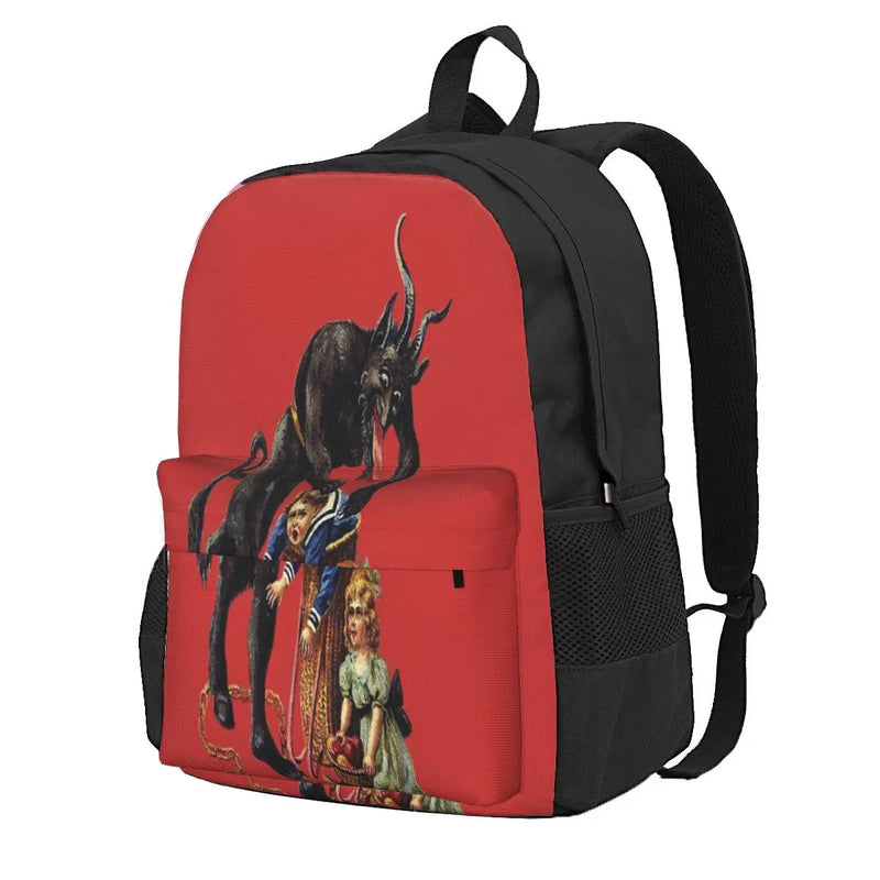 Krampus Christmas Backpack Unisex School Bag