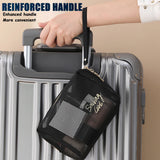 Mesh Cosmetic Bag Makeup Bags Travel Zipper Pouches Home Office Accessories