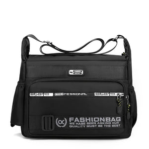 Men's Messenger Bag Nylon Shoulder Business Travel Lightweight Crossbody Bag