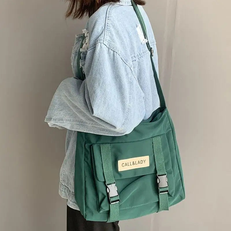 Canvas Messenger Bag Vintage Nylon Water Proof Shoulder Bag