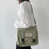 Canvas Messenger Bag Vintage Nylon Water Proof Shoulder Bag