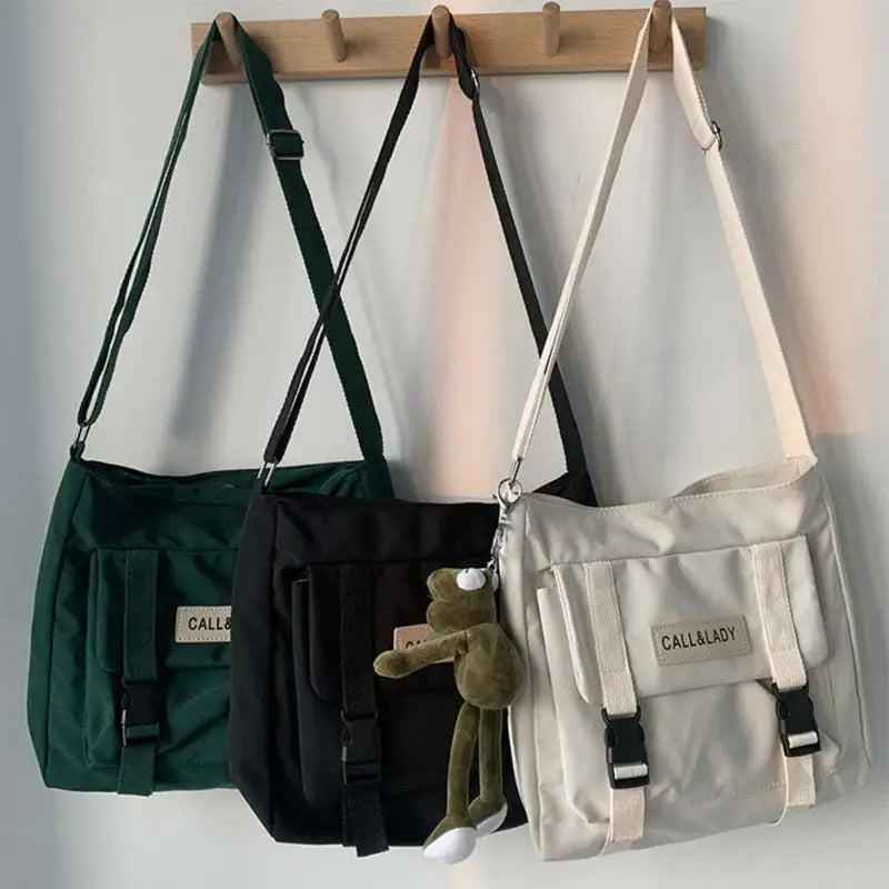 Canvas Messenger Bag Vintage Nylon Water Proof Shoulder Bag