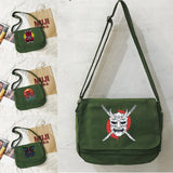 Japanese Retro Monster Pattern Messenger Bag