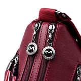 Women's Messenger Bag Multi-Pocket Shoulder Handbag