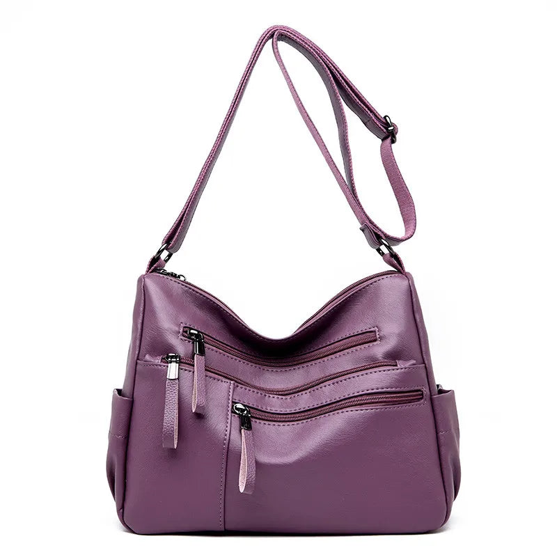 Women's Messenger Bag Multi-Pocket Shoulder Handbag