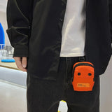 Hip Hop Mini Shoulder Bag Coin Purse Key Case Card Bag