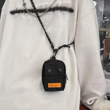 Hip Hop Mini Shoulder Bag Coin Purse Key Case Card Bag
