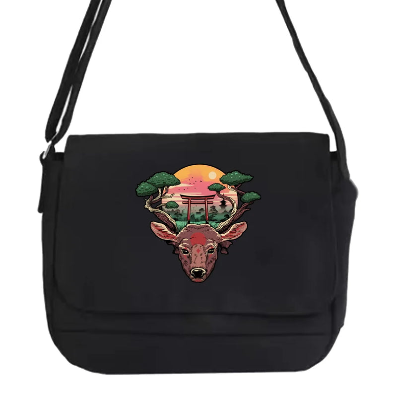 Multi-function Messenger Bag Harajuku College Style Portable One-shoulder Bag
