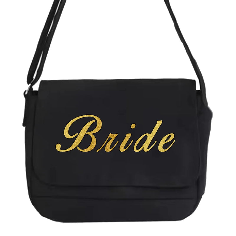 College Style Messenger Bag Harajuku Bride Pattern Portable Bag