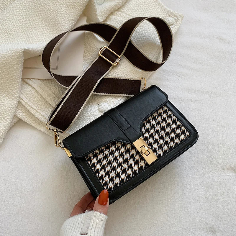 Character Pattern Messenger Bag for Women