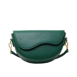 Women's Messenger Bag PU Leather Shoulder Handbag Saddle Bag