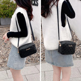 Embroidered Crossbody Bag for Women Camera Shoulder Handbag