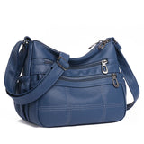 Casual Soft Leather Crossbody Bag for Women