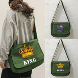 Japanese Multi-function Messenger Bag Golden King Pattern