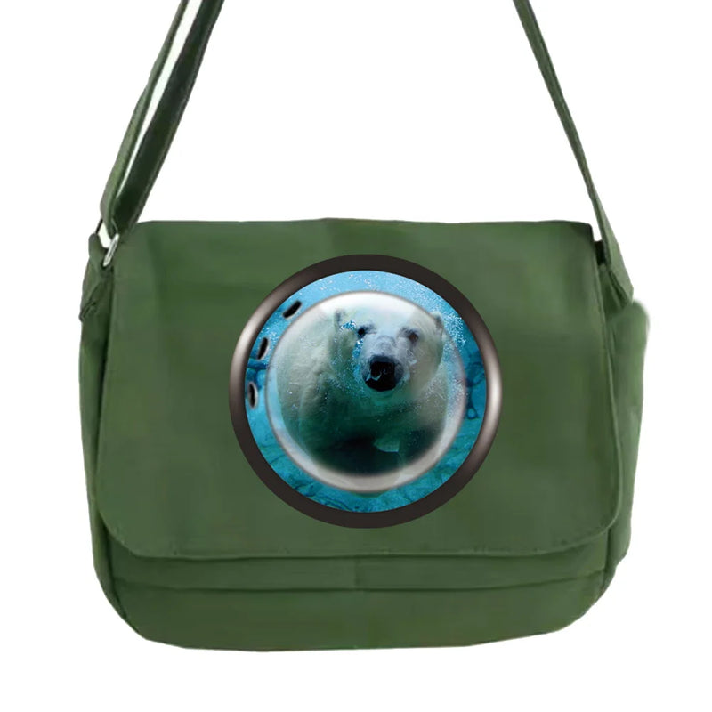 Japanese Messenger Bag Schoolgirl Style Window Pattern Bags