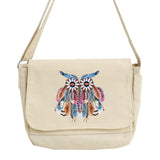 Japanese Harajuku Style Feather Pattern Messenger Bag