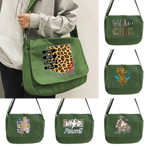 Japanese Style Messenger Bag Multi-function Wild Pattern Bag