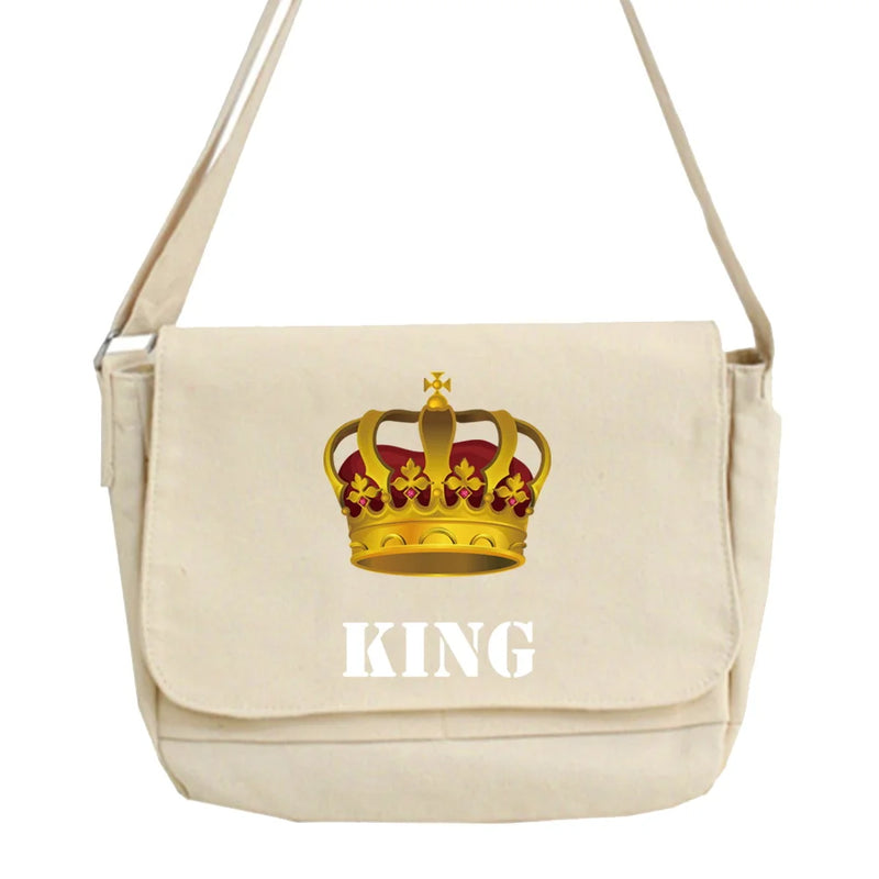 Japanese Multi-function Messenger Bag Queen Pattern Bags