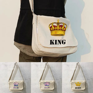 Japanese Multi-function Messenger Bag Queen Pattern Bags