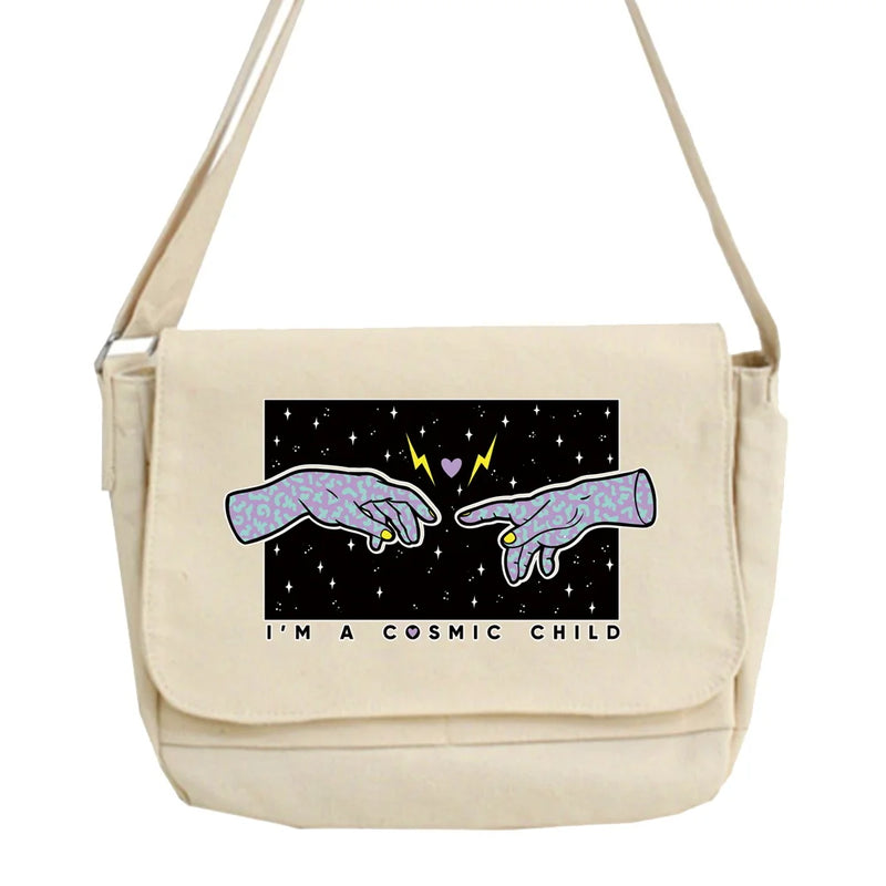 Japanese Messenger Bag Harajuku College Style One-shoulder Hand P