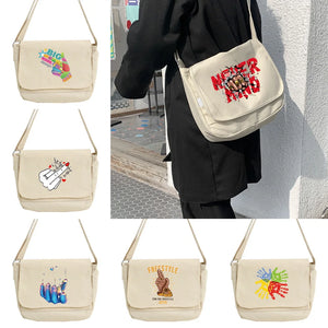 Japanese Messenger Bag Harajuku College Style One-shoulder Hand P