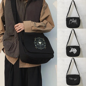 Harajuku Style Messenger Bag with Picture Pattern