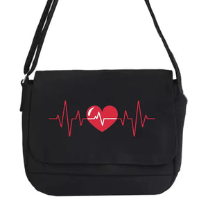 Japanese Harajuku Messenger Bag Love Pattern Shoulder Bag