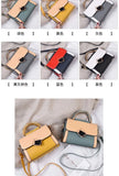 Casual Women Crossbody Messenger Bag with Magnetic Button Flap Cover