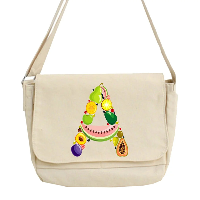 Retro Messenger Bag Harajuku College Style Portable One-shoulder