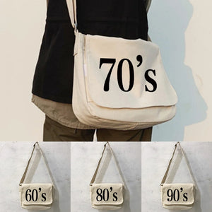 Youth Harajuku Style Messenger Bag with Wreath Pattern