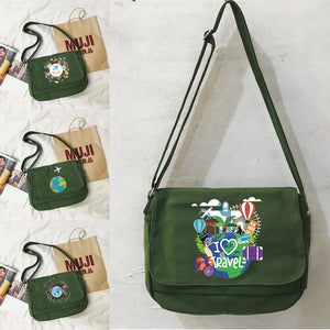 Multi-function Messenger Bag Young Women Personality Leisure Time Portable